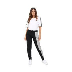 Adidas Colorblock Women's Joggers Black/Grey/White -  HC8832-XL