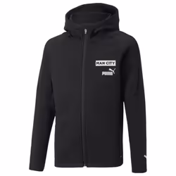 2022-2023 Man City Casuals Hoody Jacket (Black) - Kids - MB