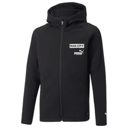 2022-2023 Man City Casuals Hoody Jacket (Black) - Kids - MB