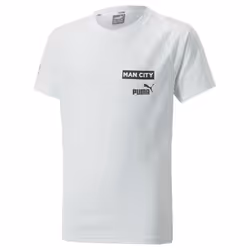 2022-2023 Man City Casuals Tee (White) - Kids - MB