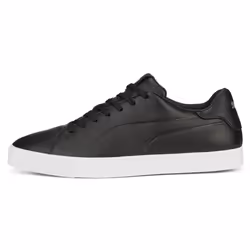 Puma Golf Mens Fusion Classic Style Spikeless Comfort Golf Shoes - UK 7.5, Puma Black/Puma Black