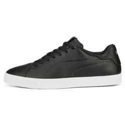 Puma Golf Mens Fusion Classic Style Spikeless Comfort Golf Shoes - UK 9.5, Puma Black/Puma Black
