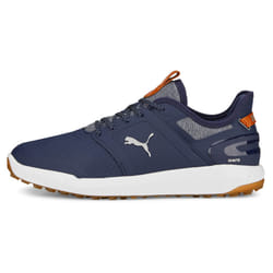 Puma Golf Mens 2024 IGNITE ELEVATE Spikeless Comfort Waterproof Golf Shoes - UK 8.5, Puma Navy/Puma Silver