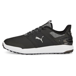 Puma Golf Mens 2024 IGNITE ELEVATE Spikeless Comfort Waterproof Golf Shoes - UK 7, Black/Silver