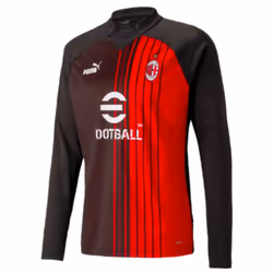 2022-2023 AC Milan Pre-Match Sweat (Black) - XXL