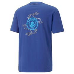 2022-2023 Man City Chinese New Year Back Graphic Tee (Blue) - XL
