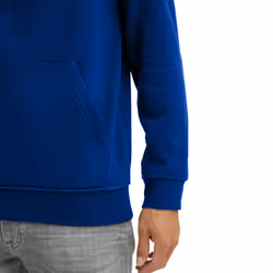 ALEKO Mens Hoodies Long Sleeve Half Zip - Blue, L