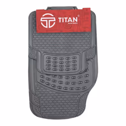 Floor mat set; TITAN; Rubber Front and Rear 4 black Universal fit 72*43,5, 45*45