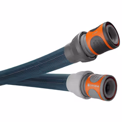 Gardena Liano garden hose 20 m Above ground Polyvinyl chloride (PVC), Textile Black, Grey