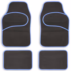 Floor mat set; TITAN; Textile Front and Rear 4 black Universal fit 66*44, 29*42