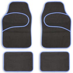 TITAN 0000118.0000215 Floor mat set Textile Front and Rear 4 black Universal fit 66*44, 29*42