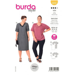 Burda Sewing Pattern 6018 Women 18-28 (44-54) Tops, Dresses