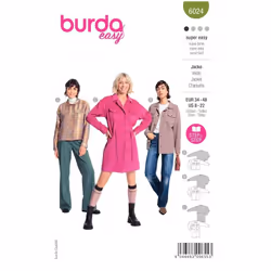 Burda Sewing Pattern 6024 Women 8-22 (34-48) Jackets