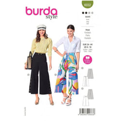 Burda Sewing Pattern 6032 Women 8-22 (34-48) Trousers