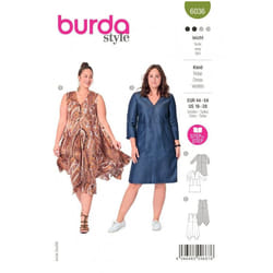 Burda Sewing Pattern 6036 Women 18-28 (44-54) Dresses