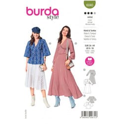 Burda Sewing Pattern 6040 Women 8 -18 (34 - 44) Dresses, Tunics, Tops