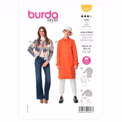 Burda Sewing Pattern 5992 Women 8-18 (34-44) Coats, Jackets