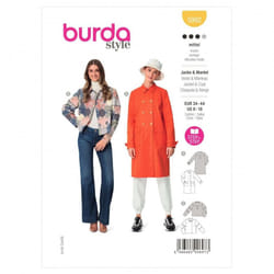 Burda Sewing Pattern 5992 Women 8-18 (34-44) Coats, Jackets