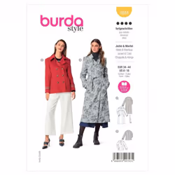 Burda Sewing Pattern 5984 Women 8-18 (34-44) Coats, Jackets