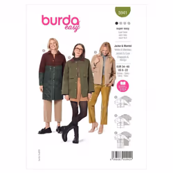 Burda Sewing Pattern 5941 Women 8-22 (34-48) Coats, Jackets