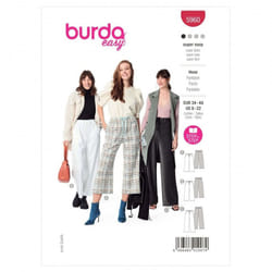 Burda Sewing Pattern 5960 Women 8-22 (34-48) Trousers