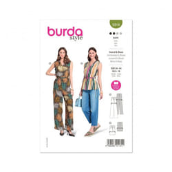 Burda Sewing Pattern 5914 Women 8-18 (34-44) Jumpsuits, Tops