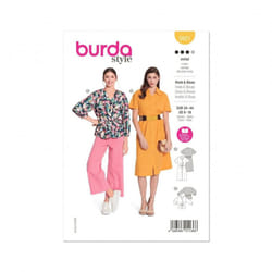 Burda Sewing Pattern 5921 Women 8-18 (34-44) Dresses, Tops