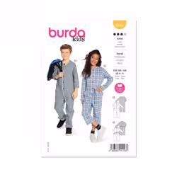Burda Sewing Pattern 9245 Kids Ages: 4-11 Years Jumpsuits
