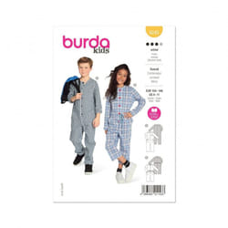 Burda Sewing Pattern 9245 Kids Ages: 4-11 Years Jumpsuits