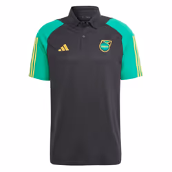 2023-2024 Jamaica Core Polo Shirt (Black) - XS