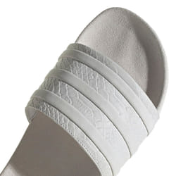 adidas Adilette Mens Slide Sandals in Crystal White - 4
