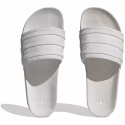adidas Adilette Mens Slide Sandals in Crystal White - 4