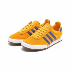 Adidas Jeans Originals Men's Trainers GOLD-BLUE - UK 7