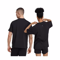 Adidas Gender Neutral HK0376 T-shirt Black/White UK-S
