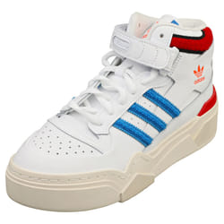 adidas Forum Bonega 2b Womens Fashion Trainers in White Blue Red - 4
