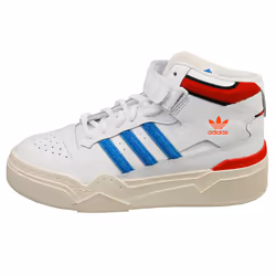 adidas Forum Bonega 2b Womens Fashion Trainers in White Blue Red - 6.5