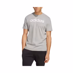 Adidas Essentials Mens T Shirts Embroidered Logo - Grey, XS
