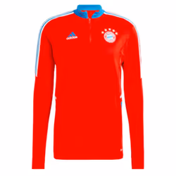 2022-2023 Bayern Munich Convido Half Zip Training Top (Red) - L
