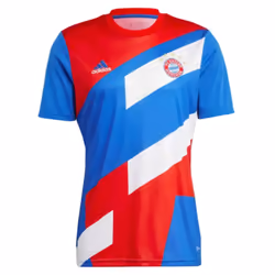 2022-2023 Bayern Munich Pre-Match Shirt (Red-White-Blue) - M