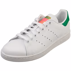 adidas Stan Smith Womens Classic Trainers in White Green Pink - 4.5 UK