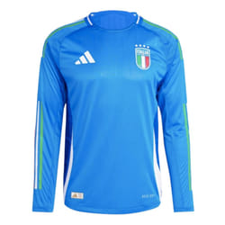 2024-2025 Italy Authentic Long Sleeve Home Shirt - XL