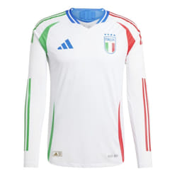 2024-2025 Italy Authentic Long Sleeve Away Shirt - XXL