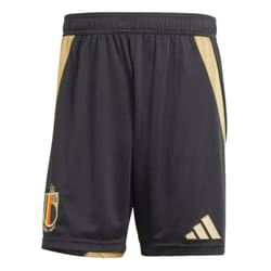 2024-2025 Belgium Home Shorts (Black) - M