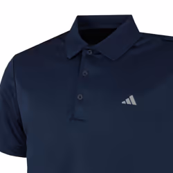 adidas Golf 2024 Performance Left Chest Logo Stretch Polo Shirt - S, Collegiate Navy Sport