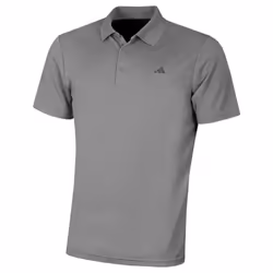 adidas Golf 2024 Performance Left Chest Logo Stretch Polo Shirt - M, Grey Three Sport