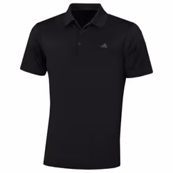 adidas Golf 2024 Performance Left Chest Logo Stretch Polo Shirt - M, Black Sport