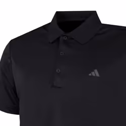 adidas Golf 2024 Performance Left Chest Logo Stretch Polo Shirt - M, Black Sport