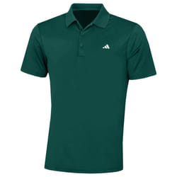 adidas Golf 2024 Performance Left Chest Logo Stretch Polo Shirt - M, Core Green Sport