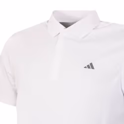 adidas Golf 2024 Performance Left Chest Logo Stretch Polo Shirt - S, White Sport