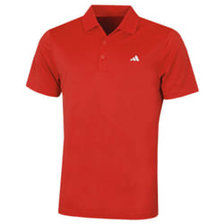 adidas Golf 2024 Performance Left Chest Logo Stretch Polo Shirt - XL, Collegiate Red Sport